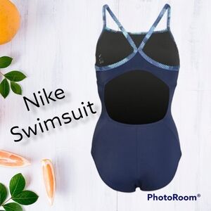 🌞NWT Nike Navy One Piece Swimsuit Sz L